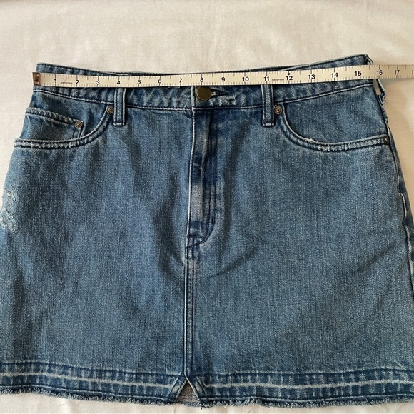 Free People Blue Casual Mini Skirt - Picture 4 of 7